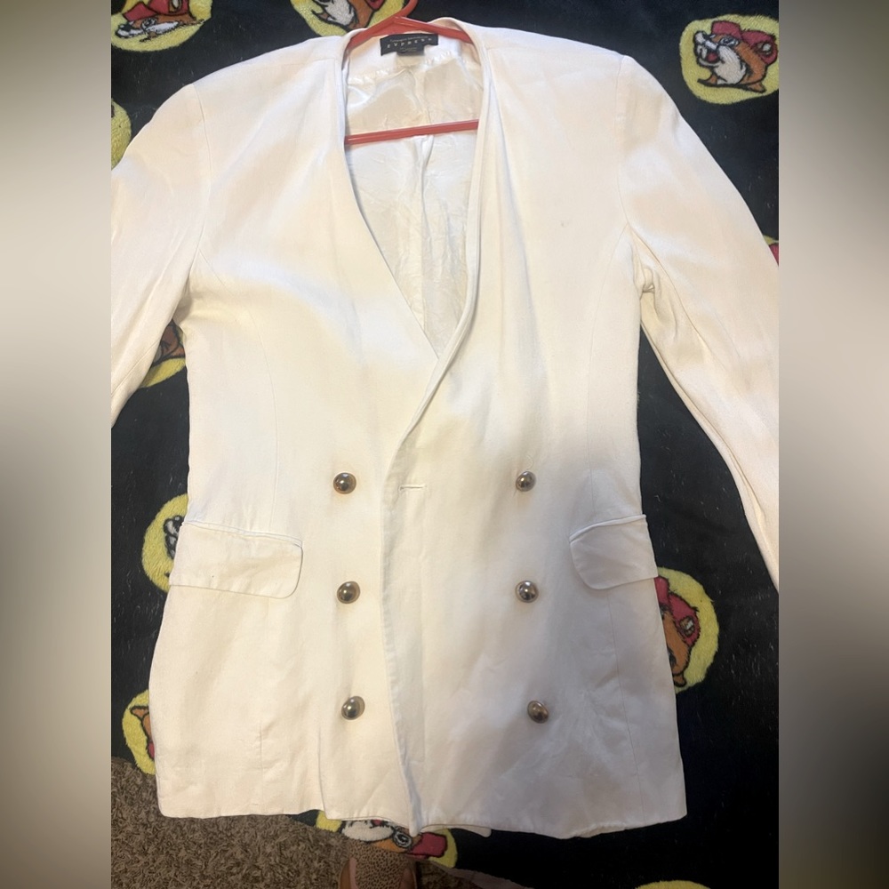 White Express blazer